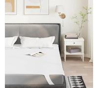 vidaXL Protège-matelas blanc 120x200 cm imperméable