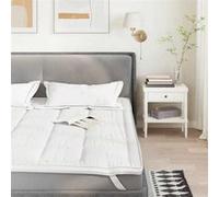 vidaXL Protège-matelas blanc 140x200 cm