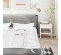vidaXL Protège-matelas blanc 140 x 220 cm