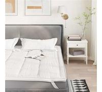 vidaXL Protège-matelas 4100196 Blanc 160 x 220 cm