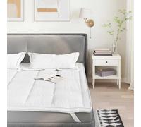 vidaXL Protège-matelas blanc 90x190 cm