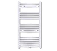 vidaXL Radiateur de salle de bain Porte-serviettes courbé 600x1160 mm