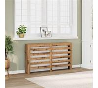 vidaXL Radiatorombouw 149x20x82 cm bewerkt hout artisanaal eikenkleur852707 G