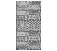 VidaXL Rayures Bleues - 100x200 cm