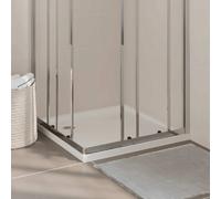 vidaXL Receveur de douche ABS Blanc