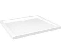 vidaXL Receveur de douche ABS Rectangulaire Blanc 80x90 cm