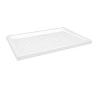 vidaXL Receveur de douche antidérapant blanc 70x100x4 cm ABS