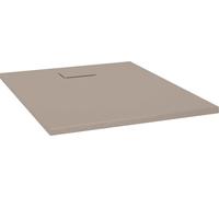 vidaXL Receveur de douche SMC brun 100x80 cm
