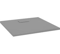 vidaXL Receveur de douche SMC Gris 80x80 cm