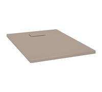 vidaXL Receveur de douche SMC brun 100x70 cm