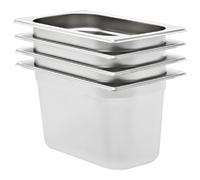 vidaXL Récipients Gastronorm 4 pcs