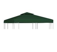 vidaXL Recouvrement d'auvent Vert 3x3 m