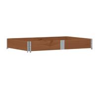 vidaXL Rehausse de palette Marron 150x100 cm pin massif