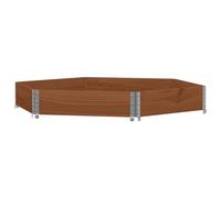 vidaXL Rehausse de palette Marron 160x160 cm Pin massif