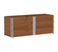 vidaXL Rehausses de palettes 3 pcs. Marron 150x50 cm pin massif