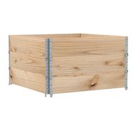 vidaXL Rehausses pour palettes 3 pièces 100 x 100 cm Bois massif Pin