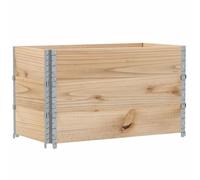 vidaXL Rehausses pour palettes 3 pièces 100 x 50 cm Bois massif Pin