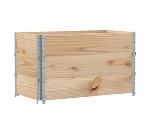 vidaXL Rehausses pour palettes 3 pièces 100 x 50 cm Bois massif Pin