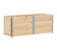 vidaXL Rehausses pour palettes 3 pièces 150 x 50 cm Bois massif Pin