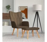 vidaXL Chaise de relaxation marron