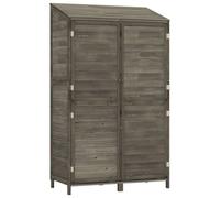 Vidaxl Remise De Jardin Anthracite 102x52x174,5cm Bois De Sapin Solide