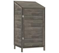 Vidaxl Remise De Jardin Anthracite 55x52x112 Cm Bois De Sapin Solide