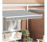 vidaXL Remplacement de lambrequin Anthracite et blanc 230 x 20 cm 42000715