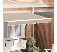 vidaXL Remplacement de lambrequin Beige 3,5 m Polyester 42000759