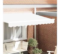 Vidaxl Valance D'auvent Pour Cadre De 3,5 M Blanche 3.3x0.2 M