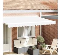 Vidaxl Bande De Auvent Blanc 3.8 X 0.2 M Toile