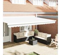 vidaXL Remplacement de lambrequin Blanc 480 x 20 cm Polyester