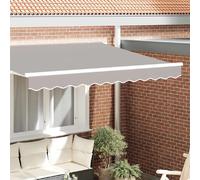 Vidaxl Valence D'auvent Pour Cadre De 3.5 M Gris Clair 3.3x0.2 M