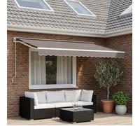 vidaXL Remplacement de lambrequin Gris clair 4 m Polyester 42000774