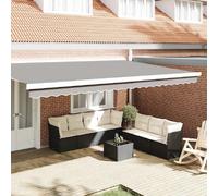 vidaXL Remplacement de lambrequin Gris clair 480 x 20 cm Polyester
