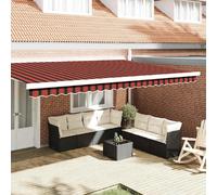 vidaXL Remplacement de lambrequin Orange / Noir / Jaune 480 x 20 cm