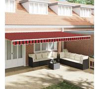 vidaXL Remplacement de lambrequin Orange / Noir / Jaune 6 m Polyester