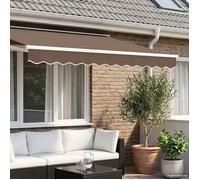 vidaXL Remplacement de lambrequin Taupe 5 m Polyester 965014