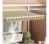 Vidaxl Valance D'auvent Pour Cadre De 3 M Vert Et Jaune 2.8x0.2 M
