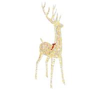 vidaXL Renne 3D 250 LED Blanc Chaud 96 x 40 x 180 cm Pet