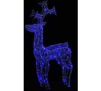 vidaXL Renne de Noël LED 90 cm - Acrylique