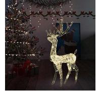 vidaXL Renne de Décoration de Noël Décoration de Vacances Renne Lumineux Jardin Patio Arrière-cour Extérieur Acrylique 140 329781