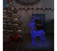 vidaXL Renne de Noël LED 90 cm - Acrylique