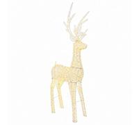 vidaXL Renne de Noël Lumineux à LED 1000 LED Blanc Chaud