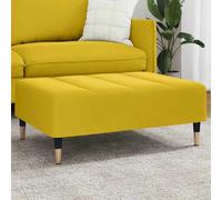 vidaXL Repose-pied 77x55x31 cm - Jaune
