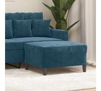 vidaXL Repose-pied - Bleu