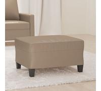 Vidaxl Repose-Pied Cappuccino 70x55x41 Cm Similicuir