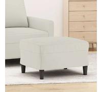 vidaXL Repose-pied Crème 60x50x41 cm Velours