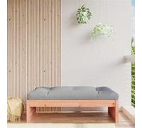 vidaXL Repose-pied de jardin 120x80 cm massif de douglas, tabouret, repose-pied ottoman, tabouret de jardin, pouf, 825770 Gris G
