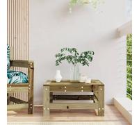 vidaXL Tabouret de jardin en pin imprégné