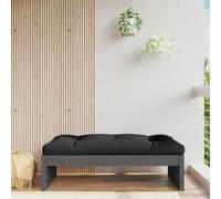vidaXL Repose-pied de jardin - Gris